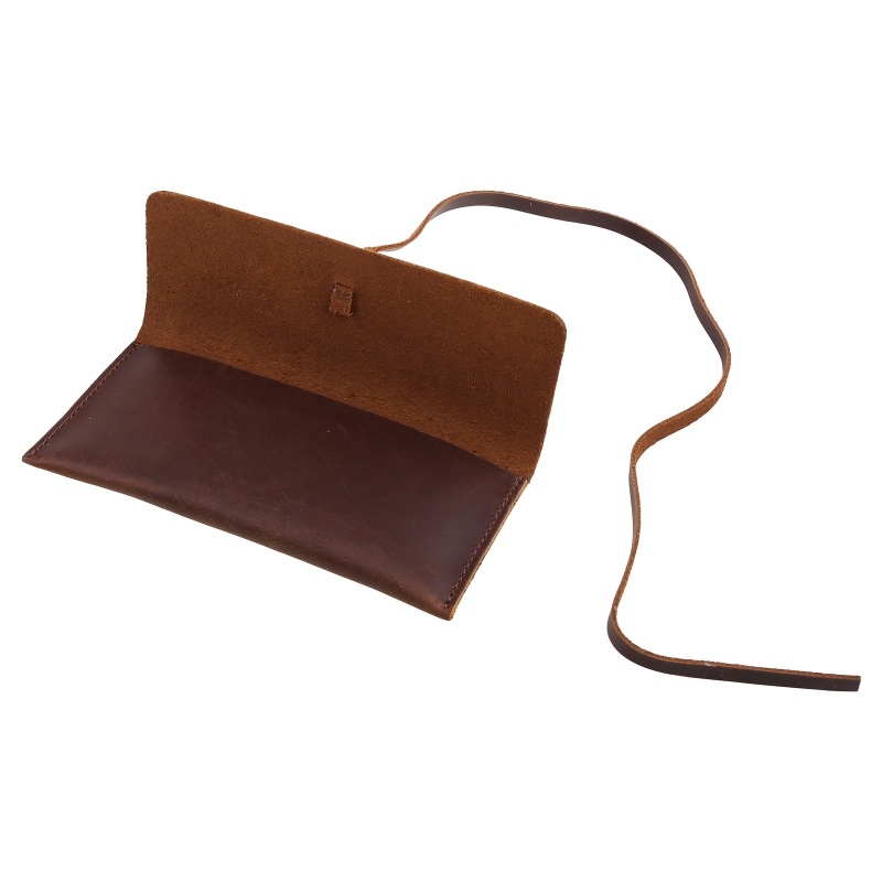 手作り牛革レザーペンバッグレトロヴィンテージロールペンシルケ - Pen Pouch Roll のレビューと価格
