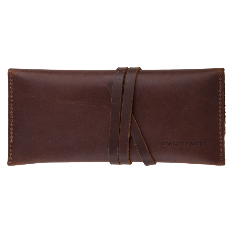 手作り牛革レザーペンバッグレトロヴィンテージロールペンシルケ - Pen Pouch Roll のレビューと価格