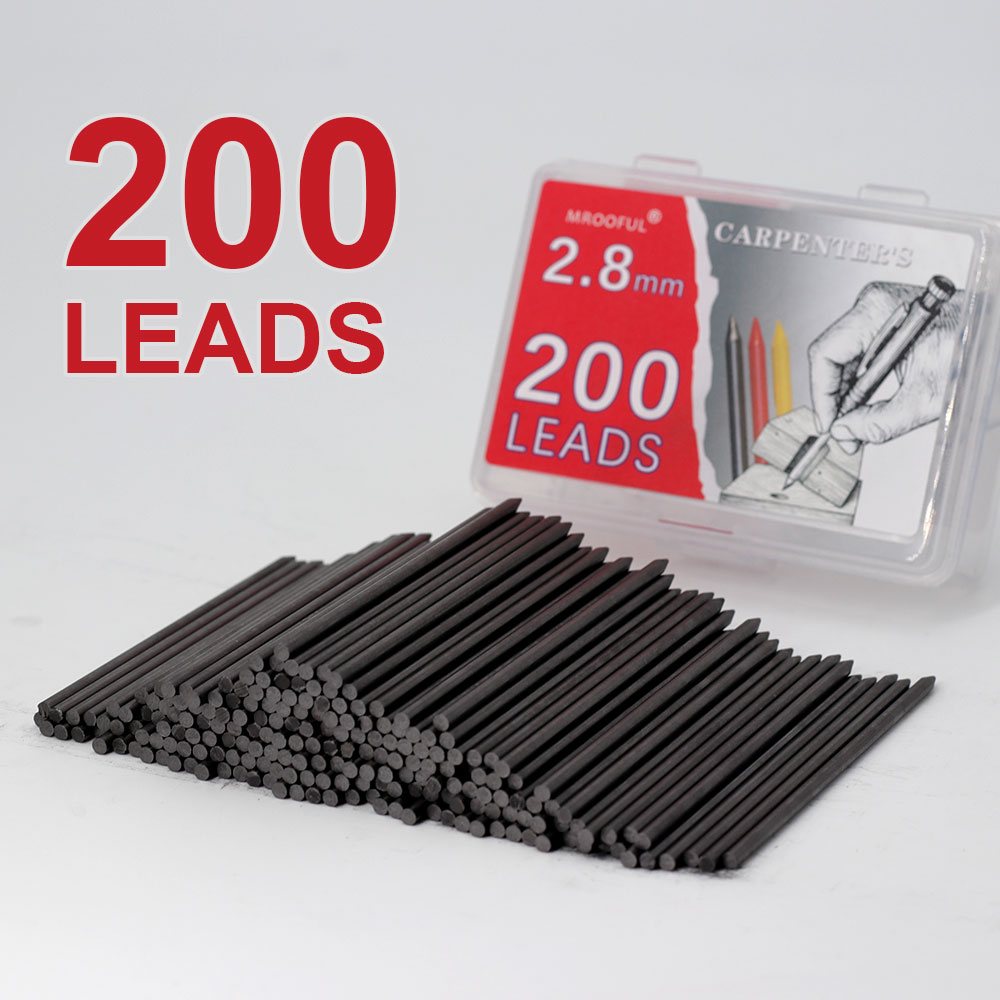 大容量 2.8 ミリメートル木工鉛筆交換可能な芯セット深穴大 - Mechanical Pencil Lead のレビューと価格