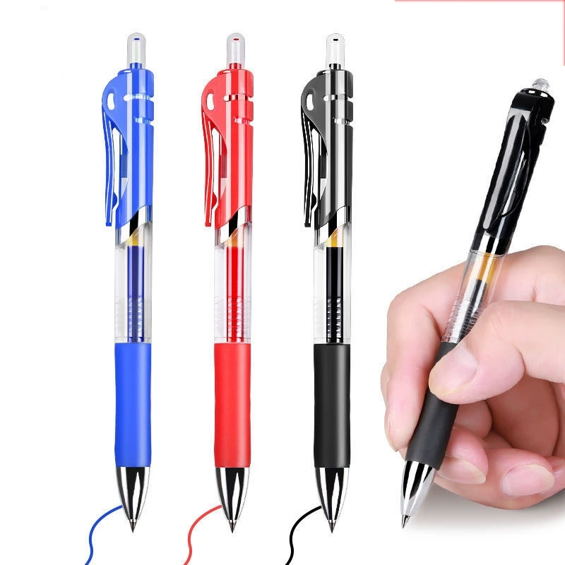 自動ジェルペン0.5mm黒赤青インク学生試験筆記スムーズ文房 - Stationery Office And School Supply Stores のレビューと価格