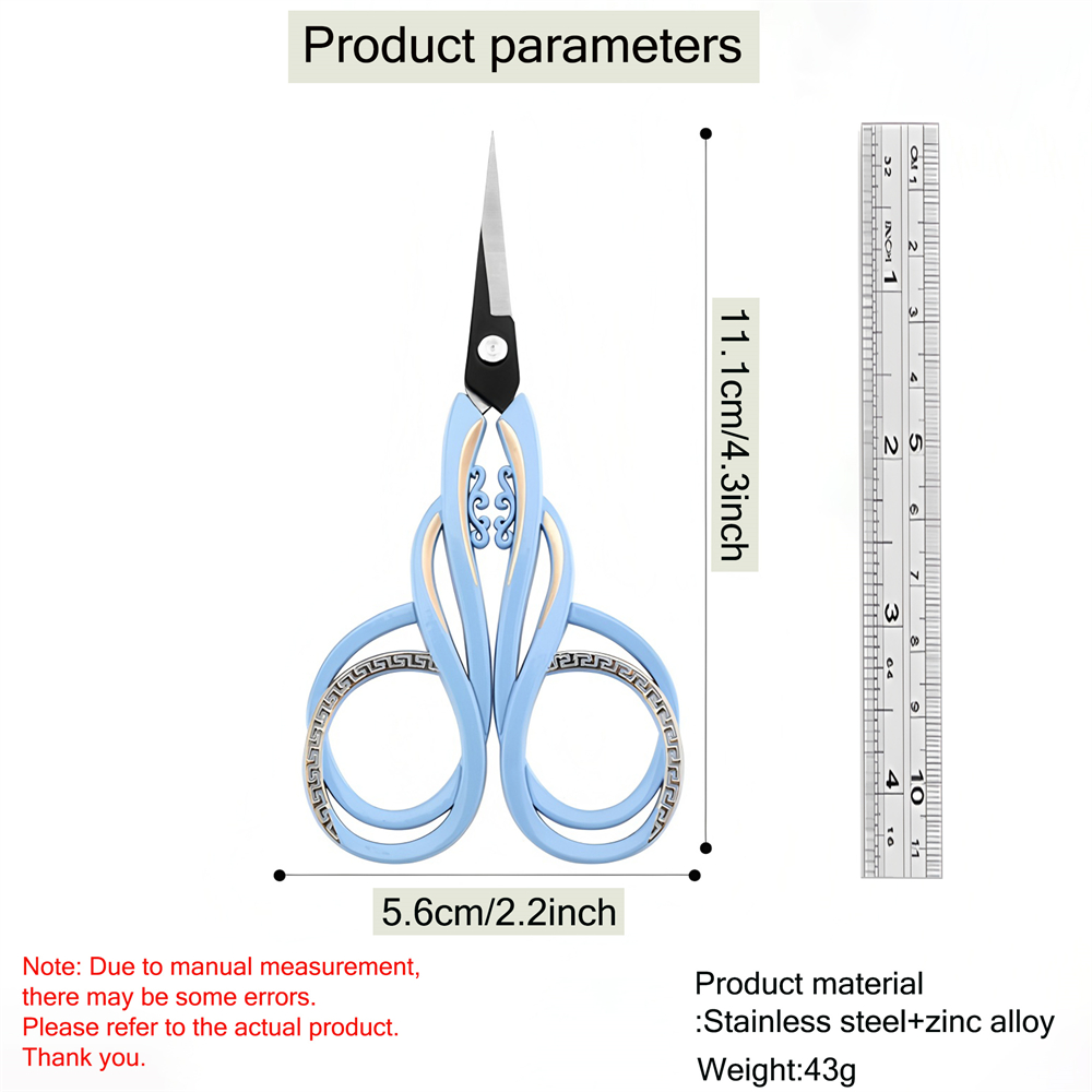 1PC、縫製はさみ刺繍生地裁縫はさみ家庭用縫製ヴィンテージは - Scissors Stainless Craft のレビューと価格