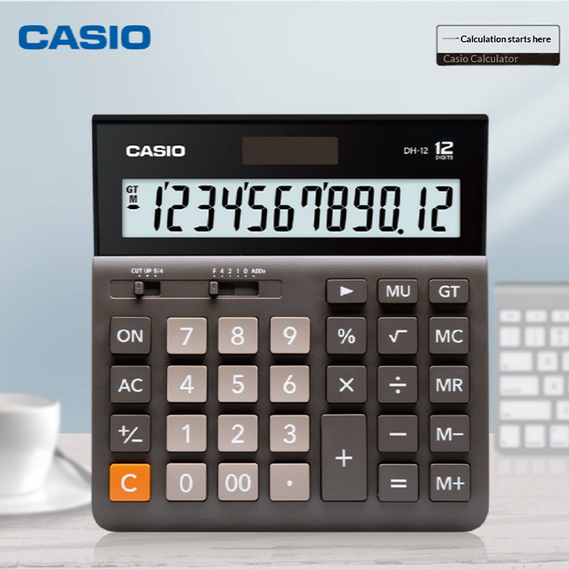 カシオ MH-12 ビジネスオフィス用ソーラー大型ボタン電卓 - Office Stationery Supply Business のレビューと価格