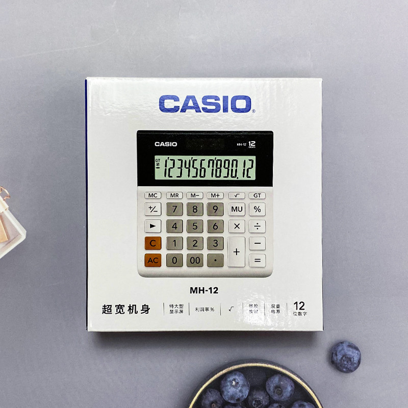 カシオ MH-12 ビジネスオフィス用ソーラー大型ボタン電卓 - Office Stationery Supply Business のレビューと価格