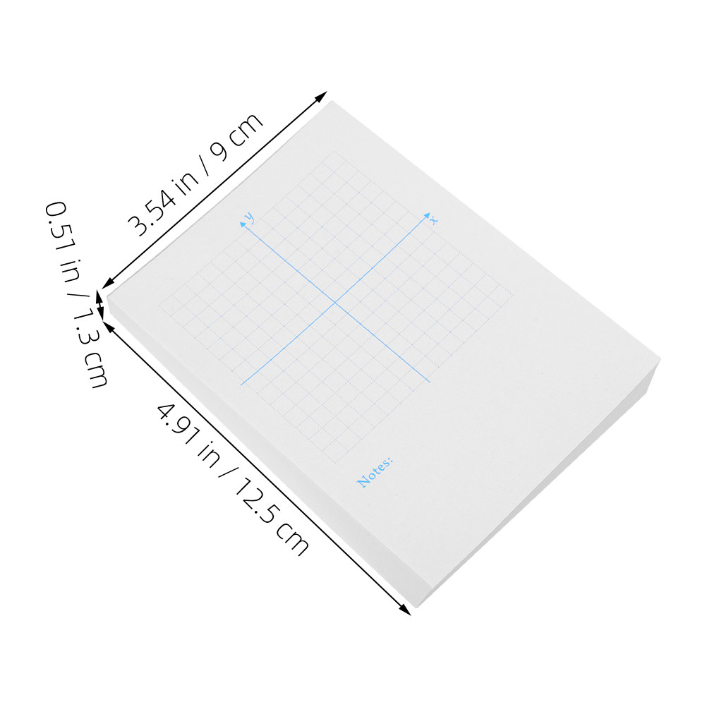 3 個の数学 Xy 座標系メモ帳学生、教師、エンジニア向けの - Graph Paper Pad のレビューと価格