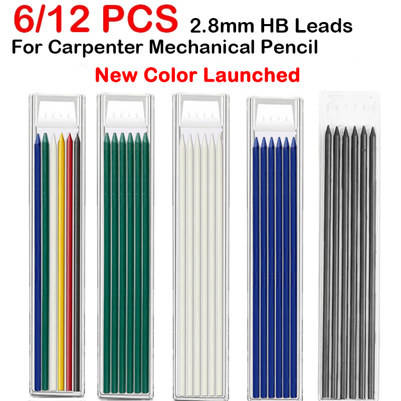 木工シャープペンシル、ソリッドカーペンターペンシルリフィル、 - Mechanical Pencil Lead のレビューと価格