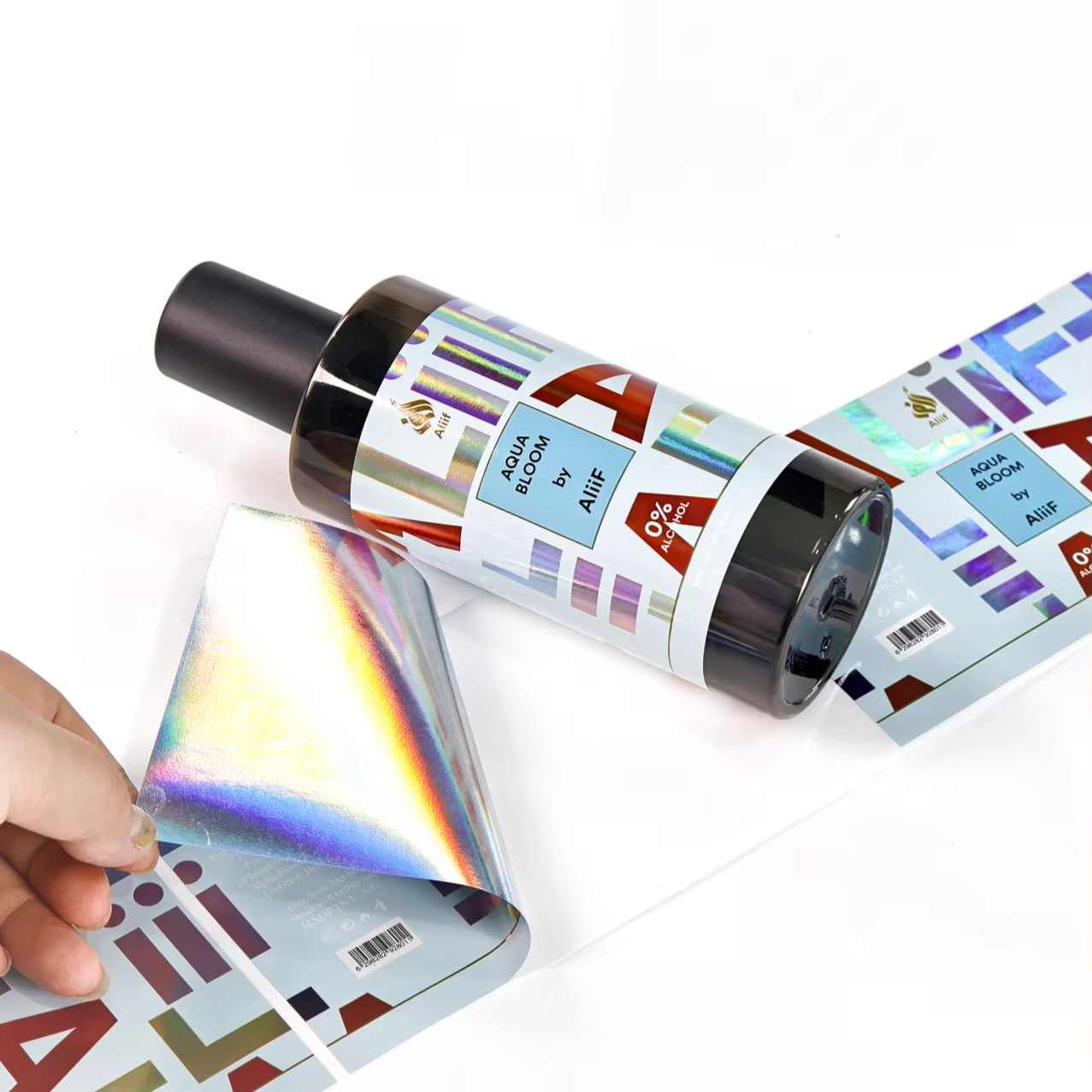 カスタムホログラフィックレーザーラベル｜光沢仕上げ｜プレミア - Sticker Label Roll のレビューと価格