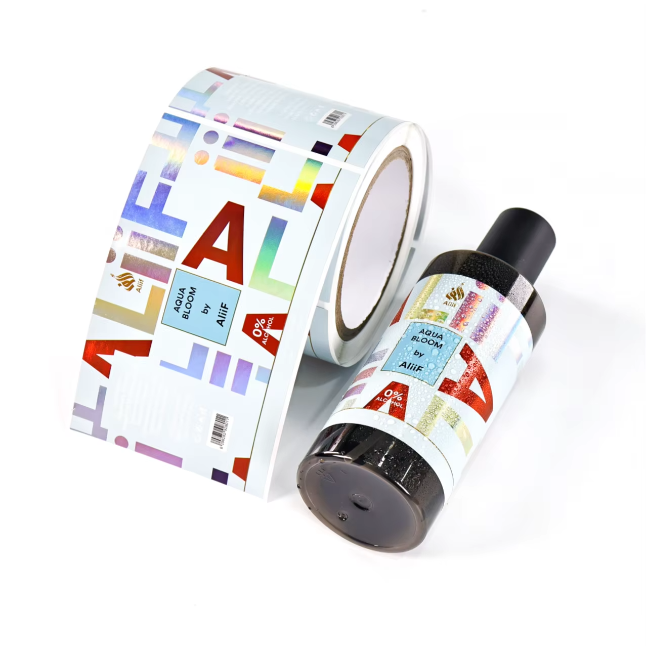 カスタムホログラフィックレーザーラベル｜光沢仕上げ｜プレミア - Sticker Label Roll のレビューと価格