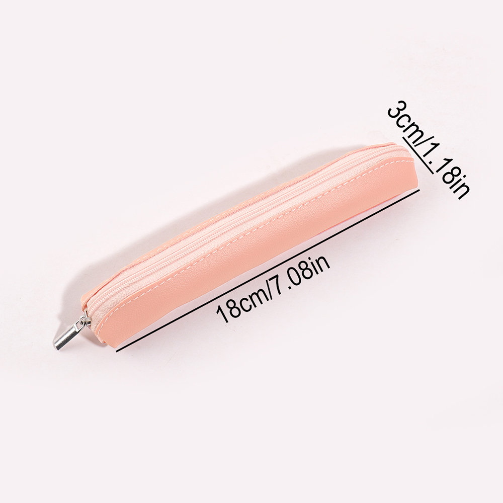 パーソナライズされたカスタムテキスト鉛筆ケース文具 PU レ - Stationery Supply のレビューと価格
