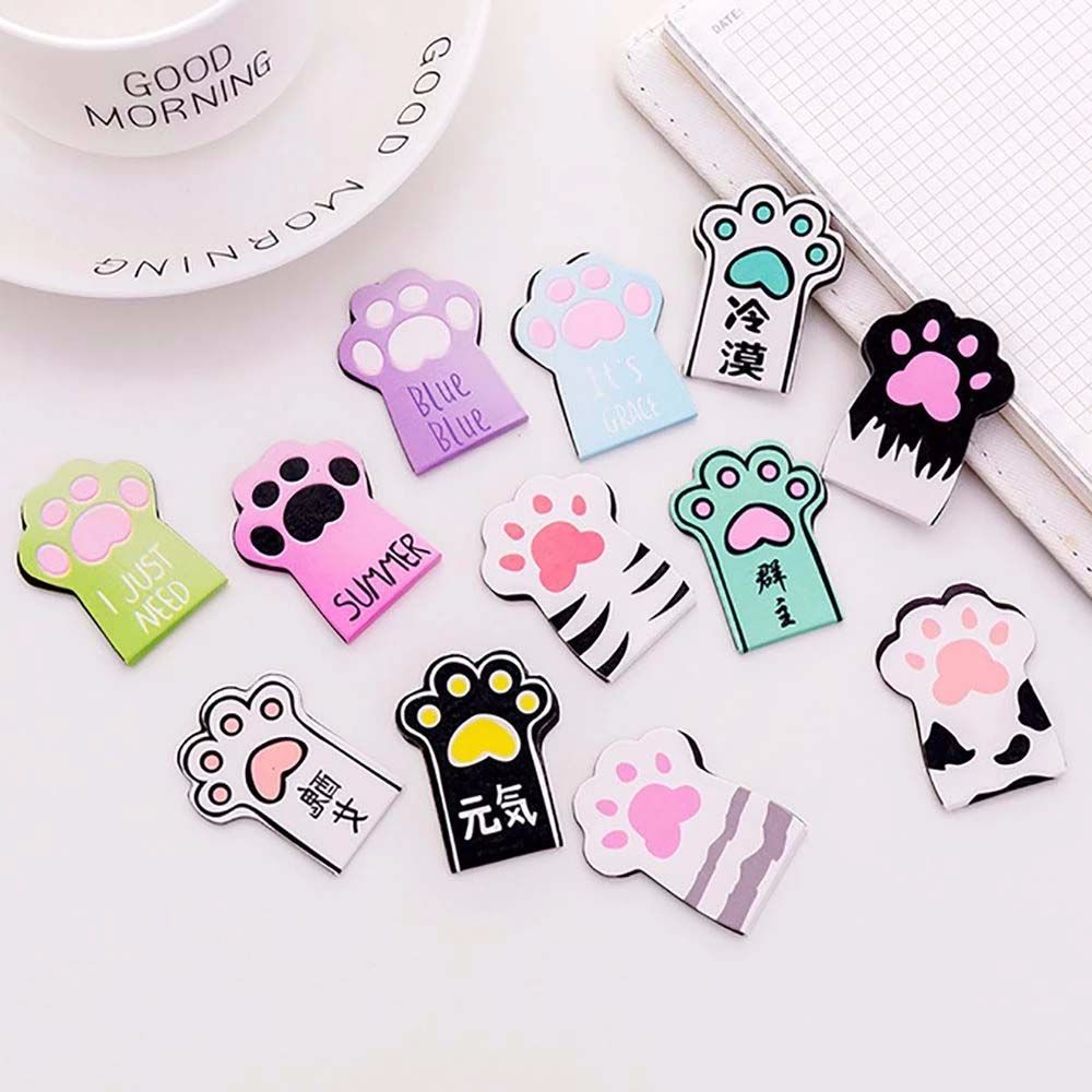 4 ピース/セットかわいいオフィス用品学用品文具ブックラベル - Paperclip Magnetic Set のレビューと価格