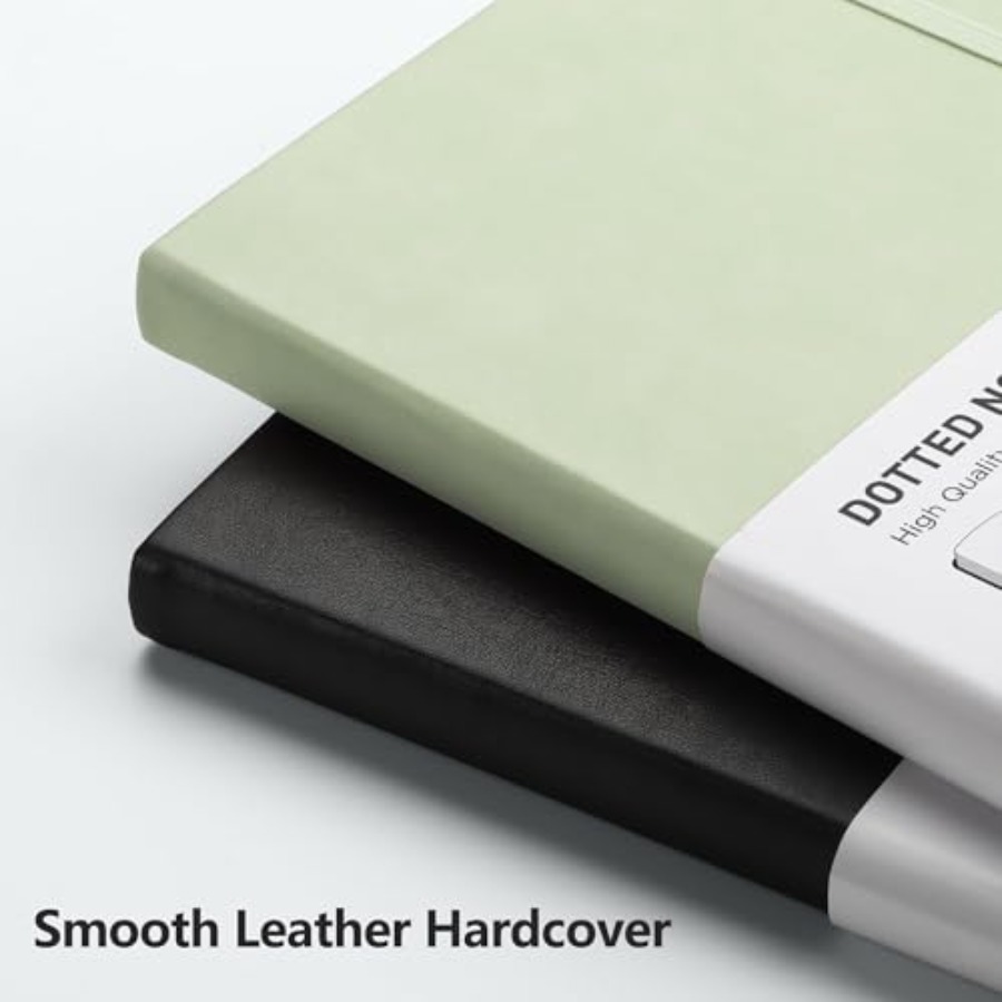 ドット入りジャーナルノートブック、320枚の数字入りページ、 - Journal Leather Hardcover のレビューと価格