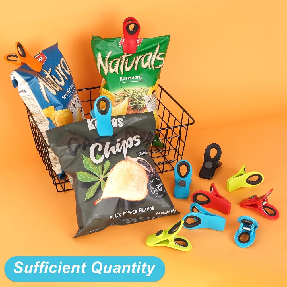 マルチカラー磁気プラスチッククリップ 食品パッケージ用 スナ - Paperclip Magnetic Set のレビューと価格