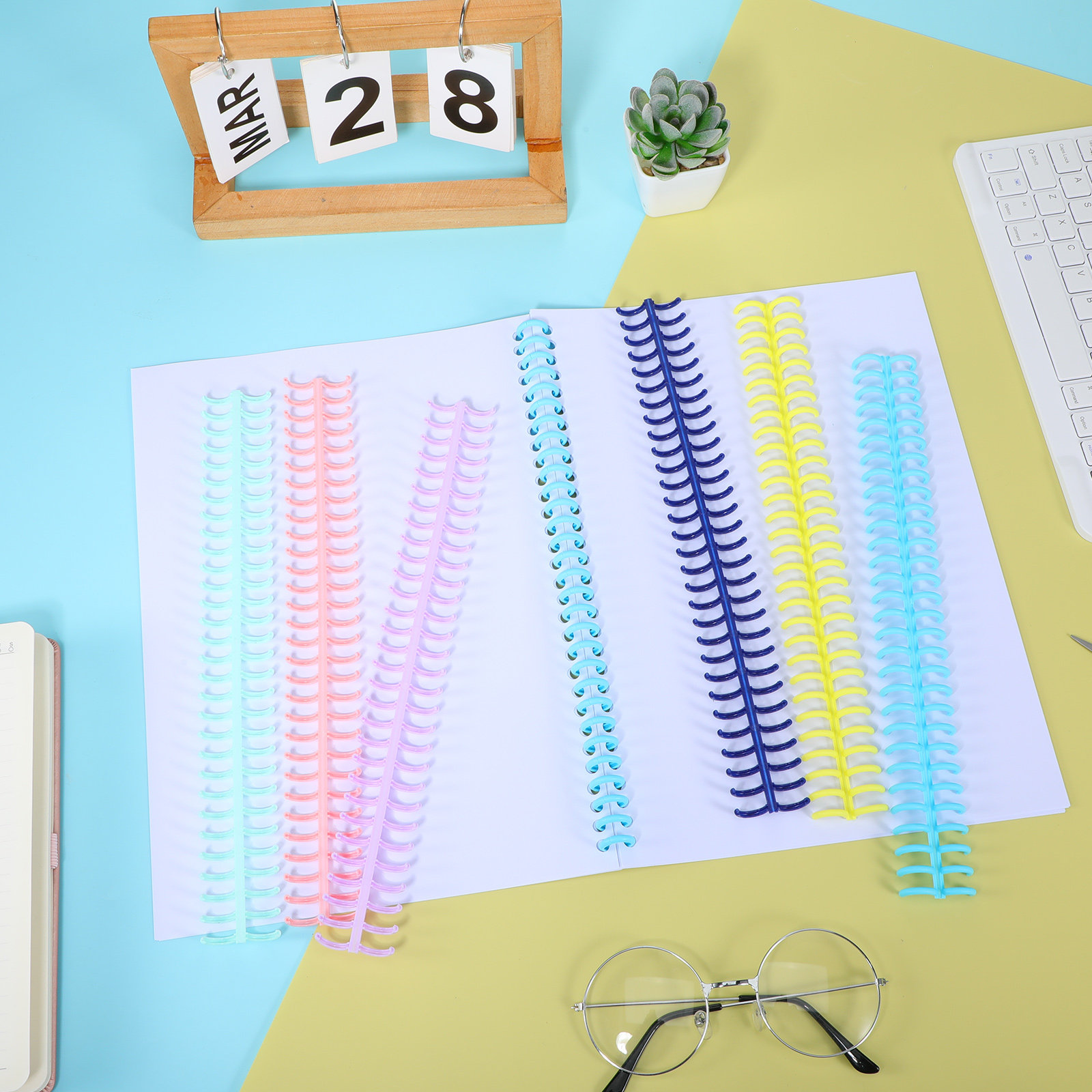12個入りバインディングスパイン プラスチック製コームリング - Binding Comb Plastic のレビューと価格