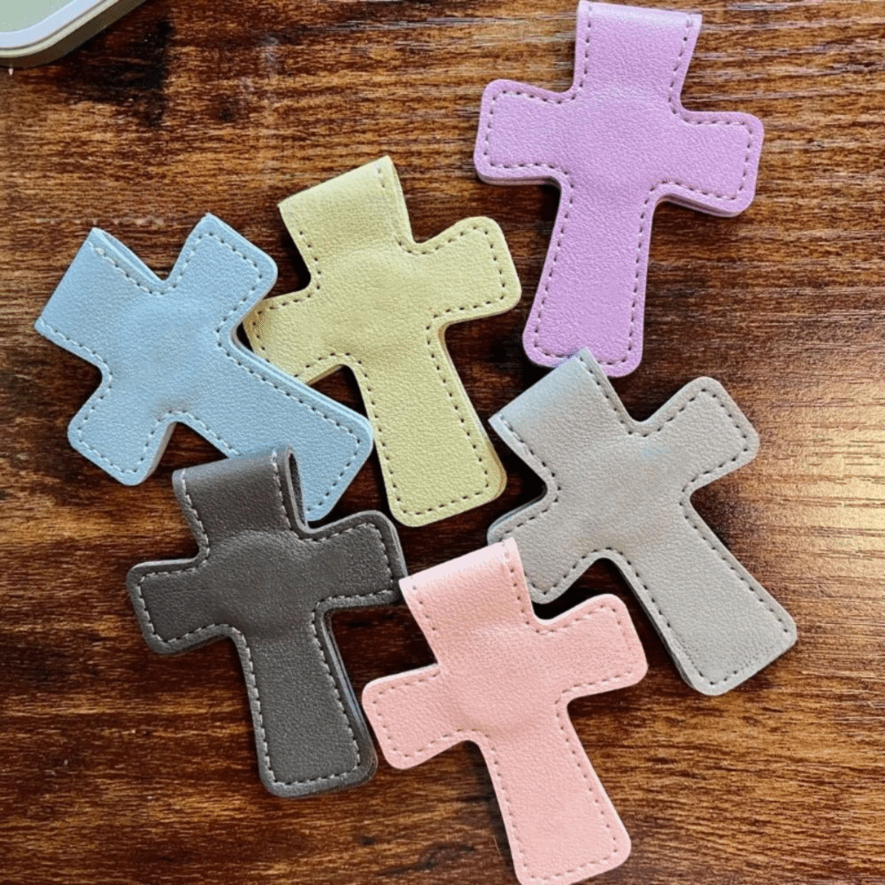 新しい革製聖書用磁気ブックマーク、十字型両面ページマーカー、 - Bookmark Magnetic Clip のレビューと価格