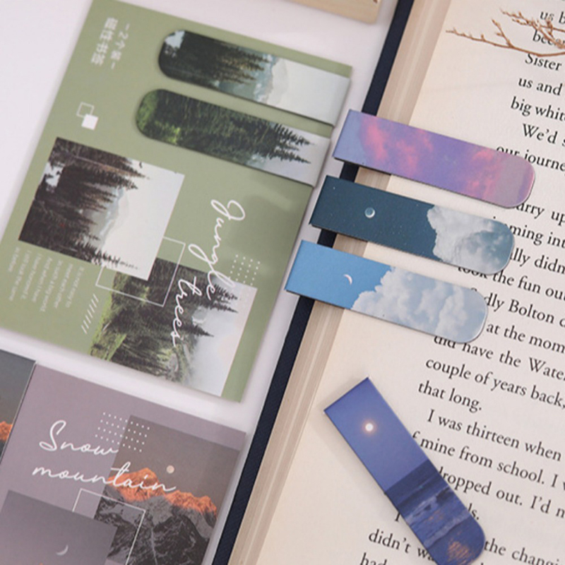 2 ピース/セットファンタジー雲ブックマークかわいい磁気ブッ - Paperclip Magnetic Set のレビューと価格