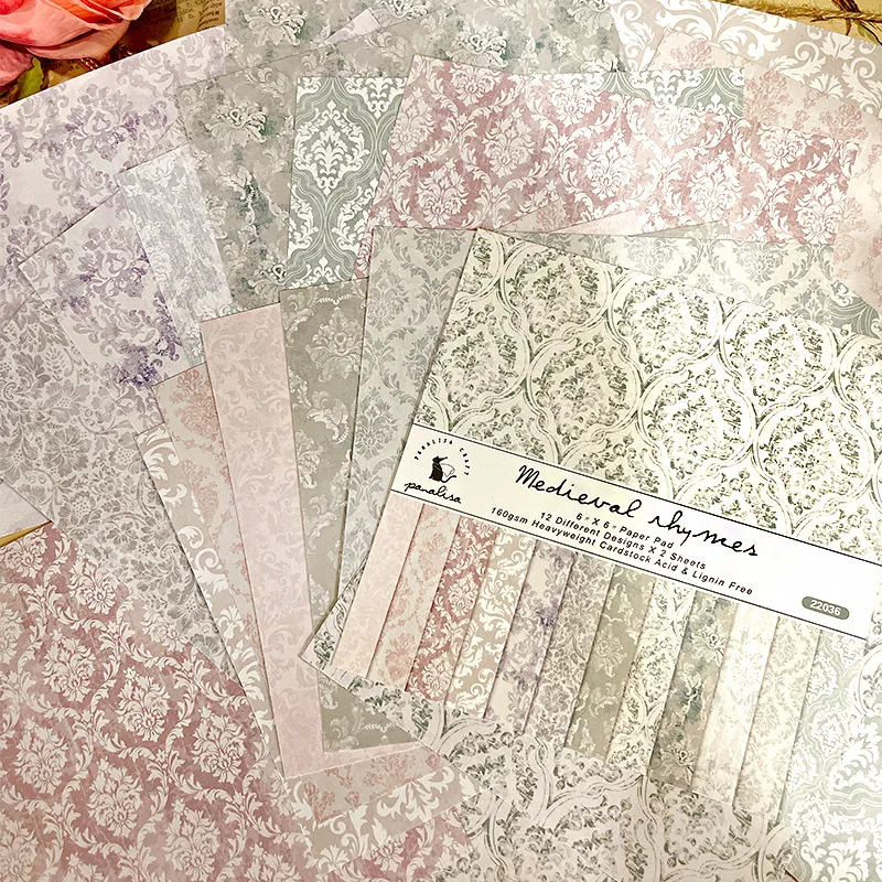 バロックパターンスクラップブックペーパーパッド、不要ジャーナ - Graph Paper Pad のレビューと価格