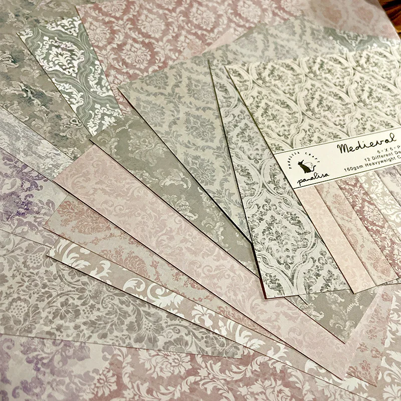 バロックパターンスクラップブックペーパーパッド、不要ジャーナ - Graph Paper Pad のレビューと価格