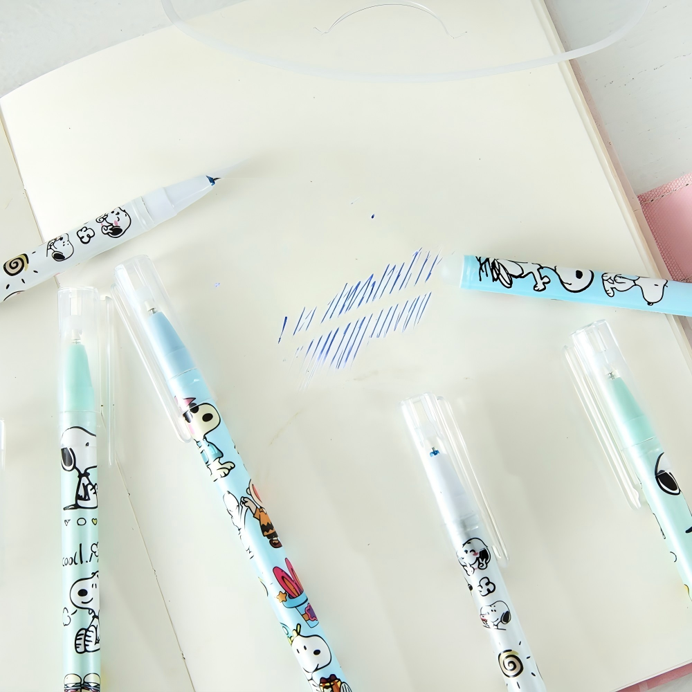 12本入り スヌーピー プレミアム消せるブルー中性ゲルペン  - Stationery Supply のレビューと価格
