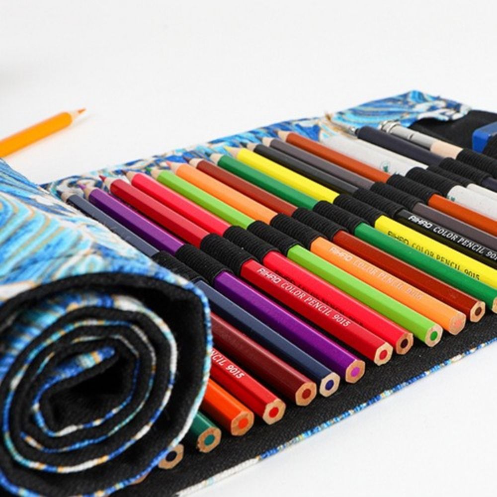 12/24/36/48/72 穴ホルダーキャンバスロールアッ - Pen Pouch Roll のレビューと価格