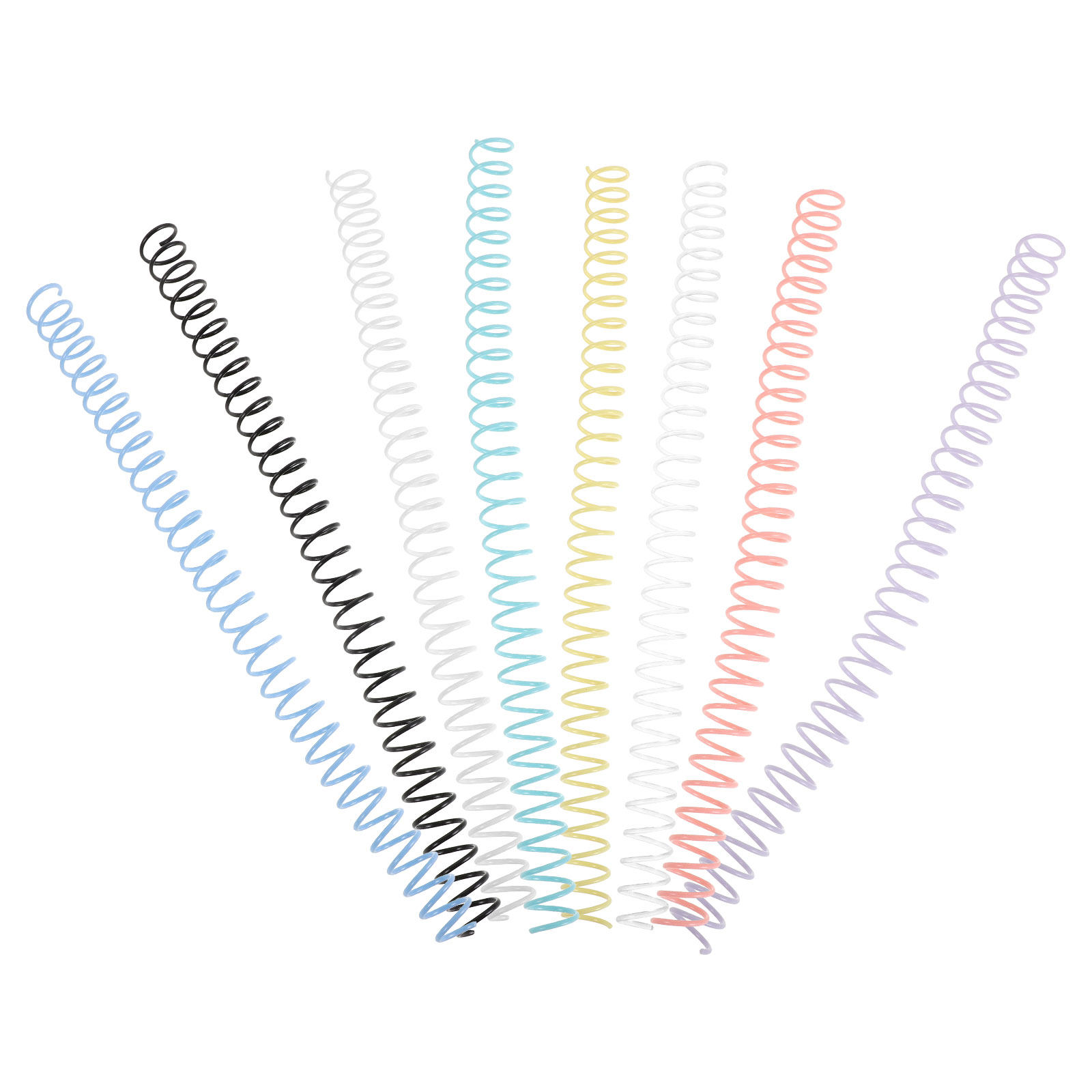 8個入り プラスチックスパイラルバインディングコイル 16m - Binding Comb Plastic のレビューと価格