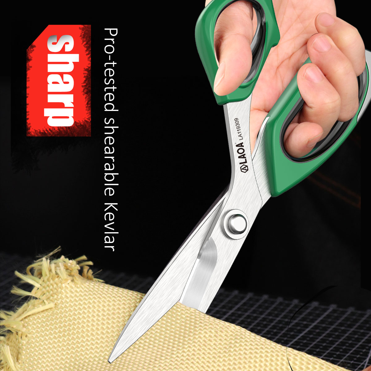LAOA ステンレス多目的ハサミ 45 °   角度付きデザ - Scissors Stainless Craft のレビューと価格