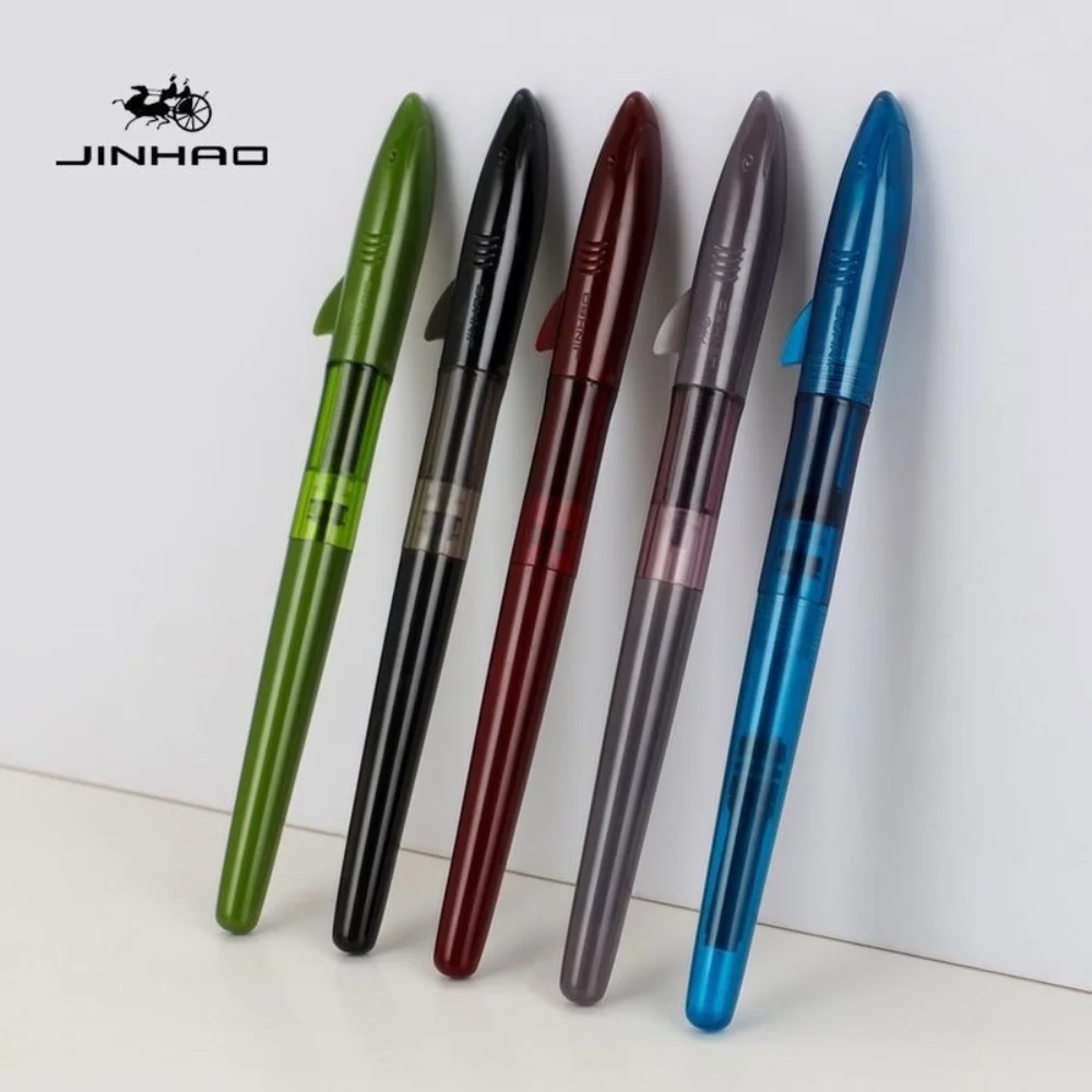 Jinhao-shark万年筆、fペン先、高品質、書道、ビジ - Office Stationery Supply Business のレビューと価格
