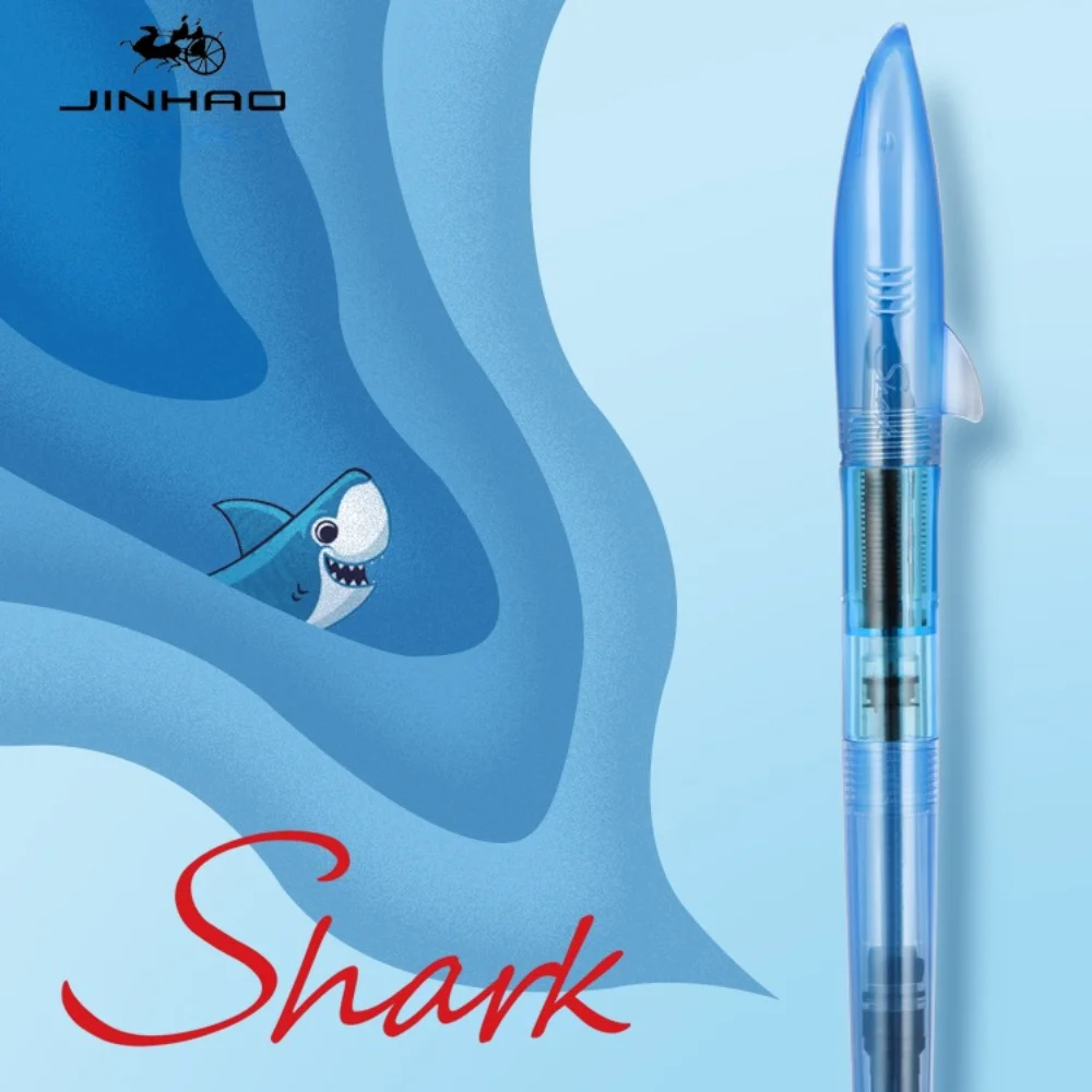 Jinhao-shark万年筆、fペン先、高品質、書道、ビジ - Office Stationery Supply Business のレビューと価格
