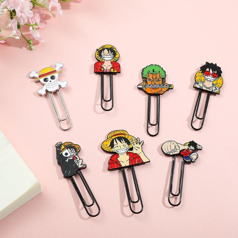 ワンピース ルフィ ロロノア・ゾロ 2Dアニメグッズ メタル - Paperclip Magnetic Set のレビューと価格