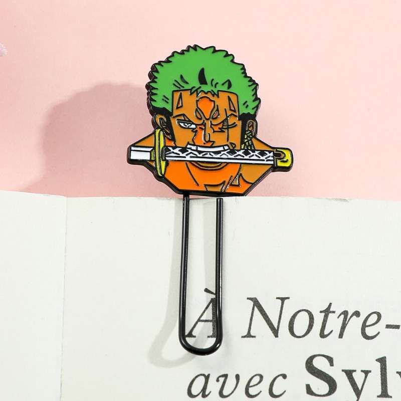 ワンピース ルフィ ロロノア・ゾロ 2Dアニメグッズ メタル - Paperclip Magnetic Set のレビューと価格