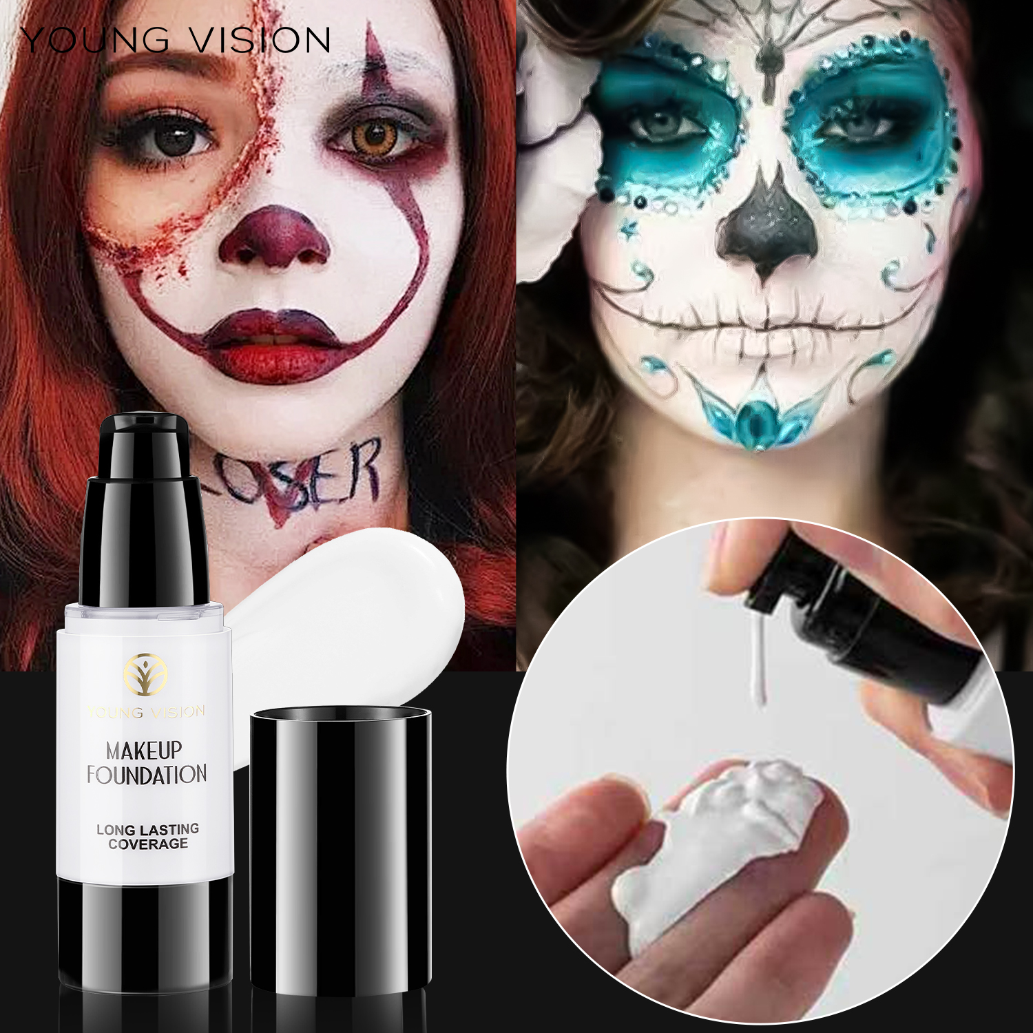 30ML プレスドピュアホワイトリキッドファンデーション ミ - Correction Fluid White のレビューと価格