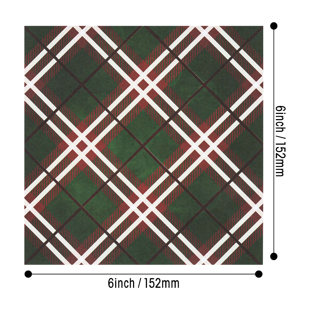 メリークリスマススクラップブック紙パッド、チェック柄、雪片、 - Graph Paper Pad のレビューと価格