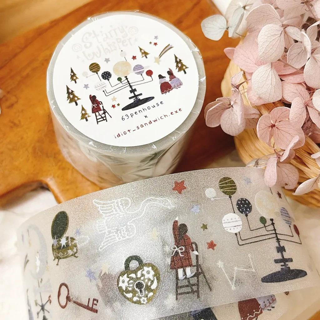 63penhouse ヴィンテージスターリーウィスパーコージ - Washi Tape Set のレビューと価格