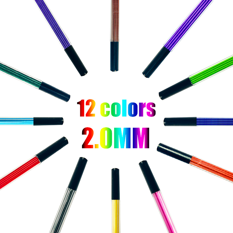 自動鉛筆用のHb交換可能リード、12色、2.0mm、学校、オ - Mechanical Pencil Lead のレビューと価格