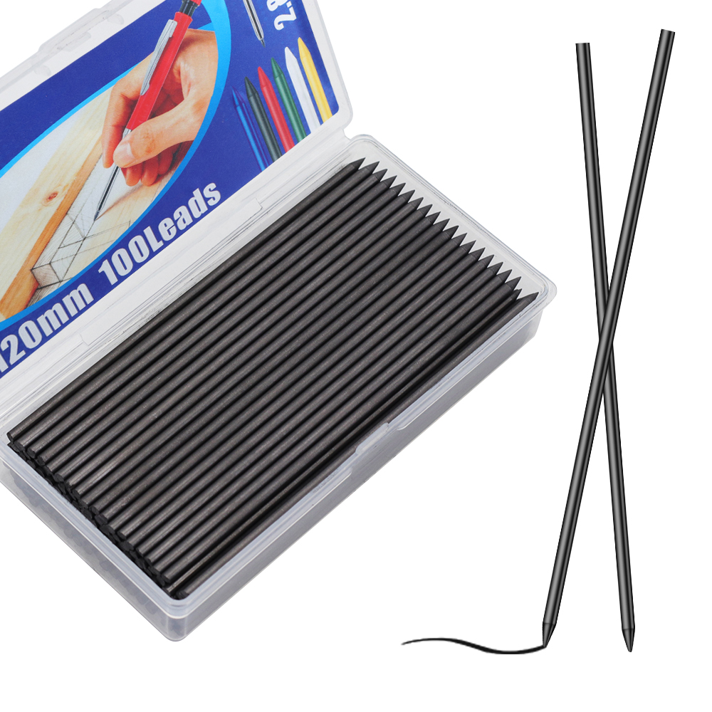 新しい木工用シャープペンシル芯リフィル、100本/箱 2.8 - Mechanical Pencil Lead のレビューと価格