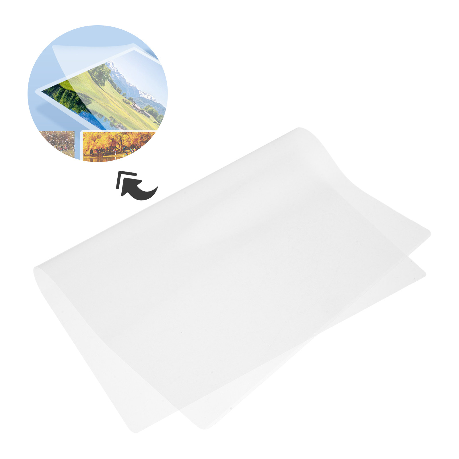 100枚入り A4 ラミネートパウチ プレミアム保護ラミネー - Document Laminator Pouch のレビューと価格