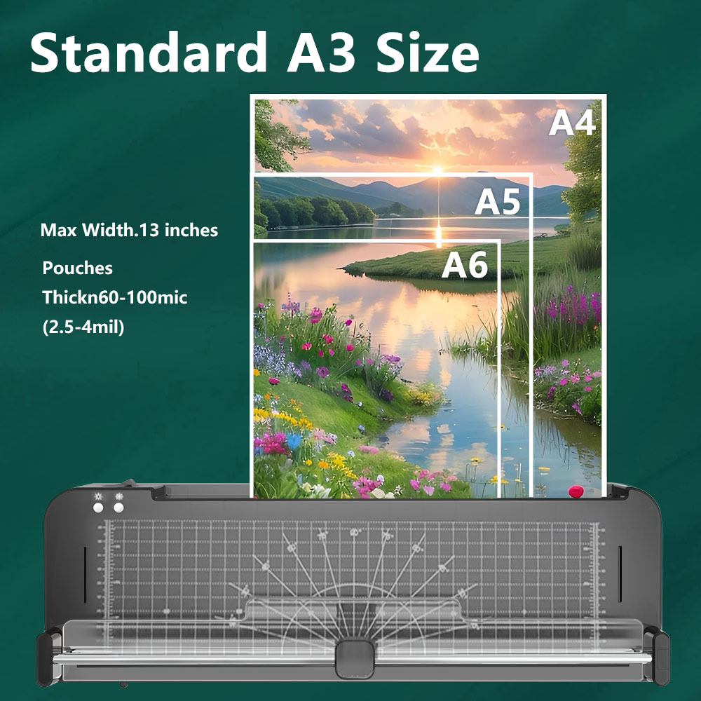 A3/A4/A5/A6対応 オフィス用 ホット/コールド プ - Document Laminator Pouch のレビューと価格
