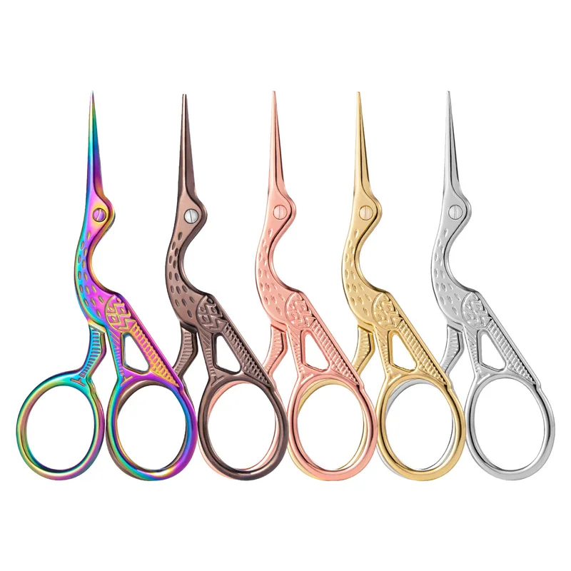 1PC カラフルなステンレス鋼のアンティークはさみ、ヨーロッ - Scissors Stainless Craft のレビューと価格