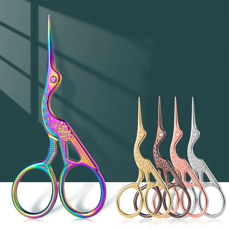 1PC カラフルなステンレス鋼のアンティークはさみ、ヨーロッ - Scissors Stainless Craft のレビューと価格