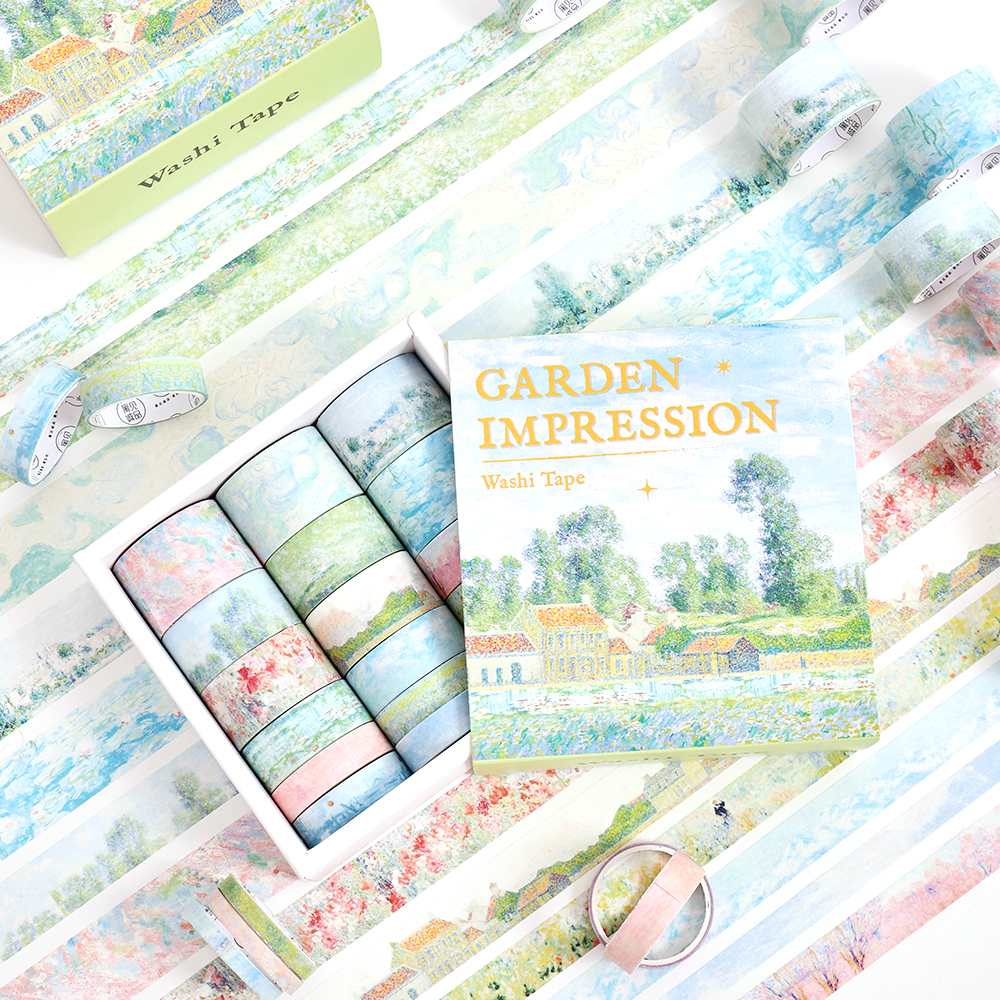 20 ロールヴィンテージガーデン和紙テープセット 5 幅 2 - Washi Tape Set のレビューと価格