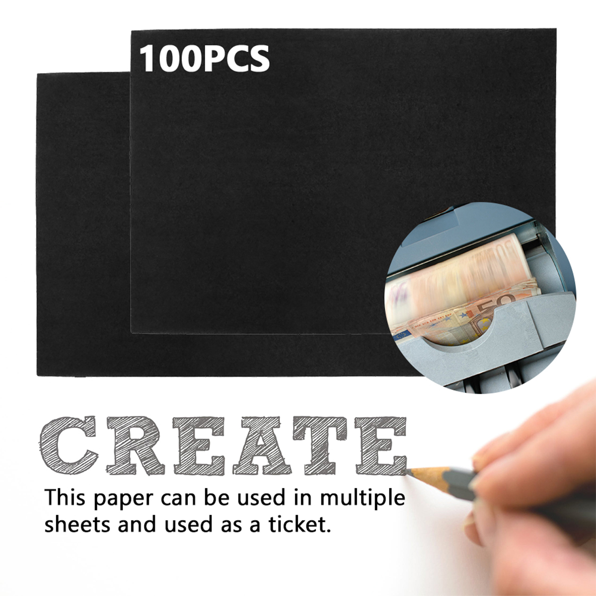 A4 トレース図面用カーボン紙 100 枚コピー複製タイプラ - Carbon Copy Book のレビューと価格