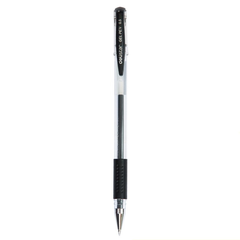 デリ 0.5 ミリメートル黒赤青インクゲルペン学生試験書き込 - Stationery Office And School Supply Stores のレビューと価格